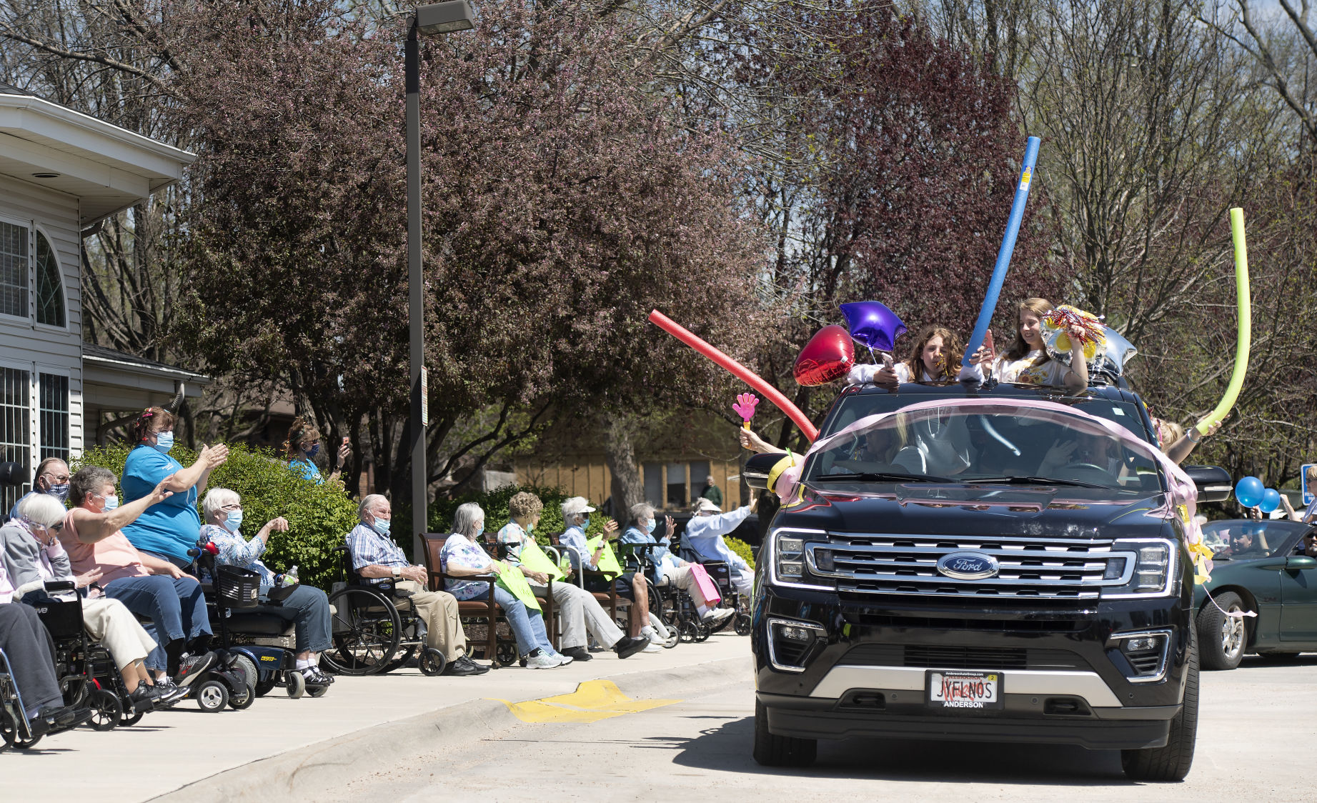 Drive-through parade